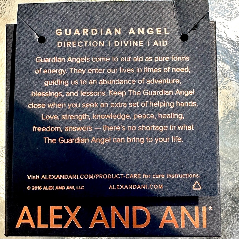Alex and Ani Bangle Bracelet Guardian Angel Direction Divine Aid Coppure - Picture 6 of 6
